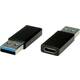 VALUELINE USB 3.0 Type C USB 3.0 transformator Crno 3cm 12.99.2998