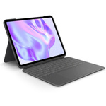 Logitech tipkovnica Combo Touch Keyboard Case for iPad Pro, siva