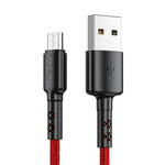 USB na Micro USB kabel Vipfan X02, 3A, 1.8m (crveni)