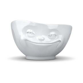 Bijela porculanska zdjela nasmijana 58products