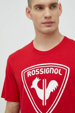 Pamučna majica Rossignol boja: crvena