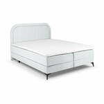 Svijetlo sivi boxspring krevet s prostorom za pohranu 180x200 cm Eclipse - Cosmopolitan Design