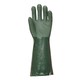 PVC rukavica 40 cm, zelena