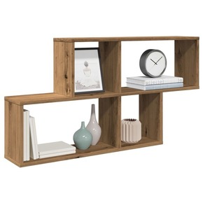 VidaXL Zidna polica Artisan hrast 100x18x53 cm izrađeno drvo