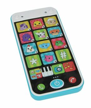 ABC pametni telefon u bijelo-plavoj boji sa svjetlom i zvukom 13cm - Simba Toys