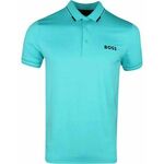 Muški teniski polo BOSS Paul Pro Slim Fit Polo Shirt - open green