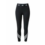 ADIDAS PERFORMANCE Sportske hlače 'Techfit 3-Stripes' crna / bijela