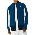 Muška sportski pulover Asics Men Match Jacket - mako blue/brilliant white