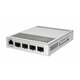 Mikrotik CRS305-1G-4S+IN mrežni prekidač Upravljano Gigabit Ethernet (10/100/1000) Podrška za napajanje putem Etherneta (PoE) Bijelo