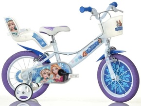 DINO Bikes - Dječji bicikl 14" Snježna kraljica 2022