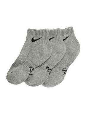 NIKE Sportske čarape siva / crna