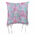Plavo ružičasti jastuk za stolicu od mikrovlakana Mike &amp; Co. New York Butterflies, 36 x 36 cm