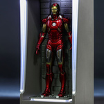 Hot Toys Marvel Miniature: Iron Man 3 (Mark 7 with Hall of Armor) Figura Igračka