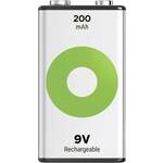 GP Batteries ReCyko 9 V block akumulator NiMH 200 mAh 8.4 V 1 St.