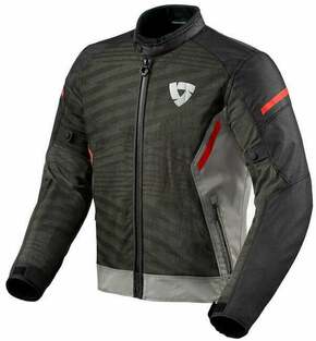 Rev'it! Jacket Torque 2 H2O Grey/Red 2XL Tekstilna jakna