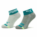Set od 2 para dječjih visokih čarapa Puma Kids Seasonal Quarter 2P 938007 Grey Combo 02