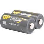 GP Batteries CR123A fotobaterije cr-123a litijev 1400 mAh 3 V 2 St.