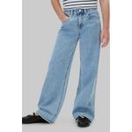 Calvin Klein Jeans wide leg traperice za djecu plava LVCKFJC12G.9BY2