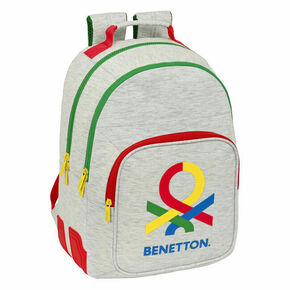 Školski Ruksak Benetton Pop Siva (32 x 42 x 15 cm)