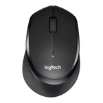 Logitech M330 Silent Plus bežični miš, laser, crni/crveni/plavi