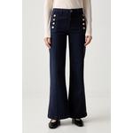 ViCOLO wide leg traperice za žene plava DAB5169