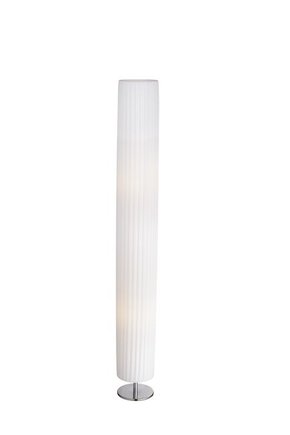 GLOBO 24662R | Bailey Globo podna svjetiljka 119cm s prekidačem 2x E27 krom