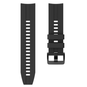 Silikonski remen za sat Samsung Galaxy watch 46 mm (SM-R800 / SM-R805) (22 mm) - Crna