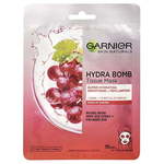 Garnier Skin Naturals Hydra Bomb Natural Origin Grape Seed Extract hidratantna i posvjetljujuća platnena maska protiv starenja 1 kom