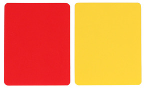 Kartoni za suce crveni + žuti