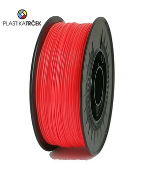 Plastika Trček PETG - 1kg - Neon crvena