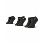Set od 3 para unisex visokih čarapa Nike SX7667-010 Crna