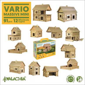 Walachia drveni sklopivi set Vario massive mini