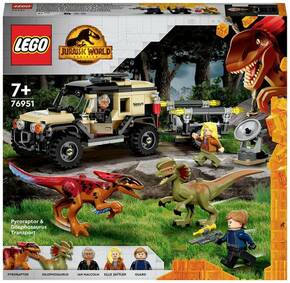 76951 LEGO® JURASSIC WORLD™ Prijevoz piroraptora i dilofosaura