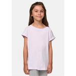 Girls' Organic T-Shirt with Extended Shoulder Soft Lilac siva i597_178750_c23251