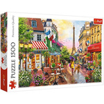 Cvijetni Pariz puzzle 1500kom - Trefl