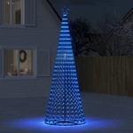 vidaXL Svjetleći stožac za božićno drvce 688 LED plavi 300 cm