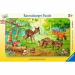 Ravensburger slagalica Male šumske životinje, 15 komada (6376)