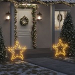 Ukrasno božićno svjetlo sa šiljcima zvijezda 115 LED 85 cm