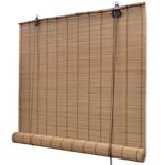 vidaXL Rolo zavjesa od bambusa smeđa boja 120 x 160 cm