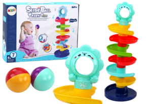 Slide Ball Run Colorful Spiral Tower