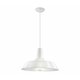 NOVA LUCE 420202 | Osteria Nova Luce visilice svjetiljka s mogućnošću skraćivanja kabla 1x E27 blistavo bijela, bijelo mat