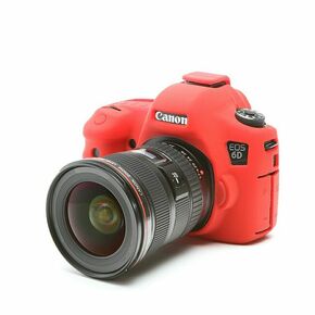 Discovered easyCover za Canon EOS 6D crvena boja gumeno zaštitno kućište camera case (ECC6DR)