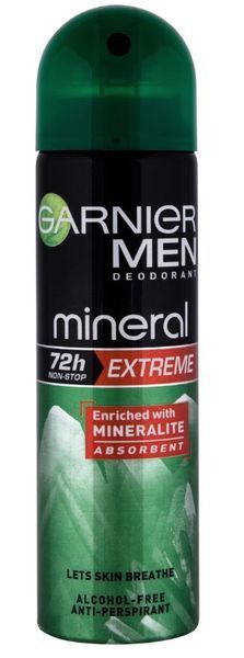 Garnier Mineral Deo Men Extreme 72h Sprej 150 ml