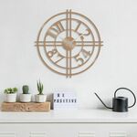 Ukrasni metalni zidni sat, Metal Wall Clock 33 - Copper