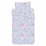 Svijetlo plavo-roza 4-dijelna pamučna posteljina za krevet za jednu osobu 140x200 cm Orona - Jerry Fabrics