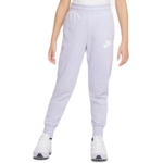 Dječje trenirke Nike Sportswear Club French Terry High Waist Pant - oxygen purple/white