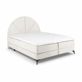 Bež boxspring krevet s prostorom za pohranu 180x200 cm Sunset - Cosmopolitan Design