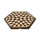 AtmoWood Drveni šah - heksagon za 3 igrača
