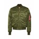 ALPHA INDUSTRIES Prijelazna jakna 'MA-1 VF 59' tamno zelena