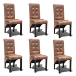 vidaXL Set od 6 visokokvalitetnih blagovaonskih stolica